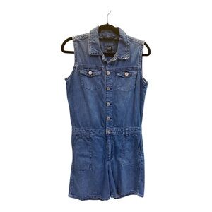 GAP Girls Denim Sleeveless Romper